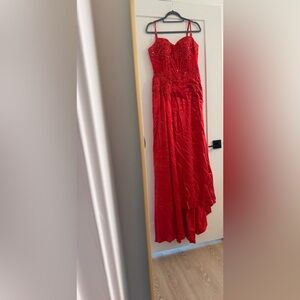 Stunning Scarlet Evening Gown